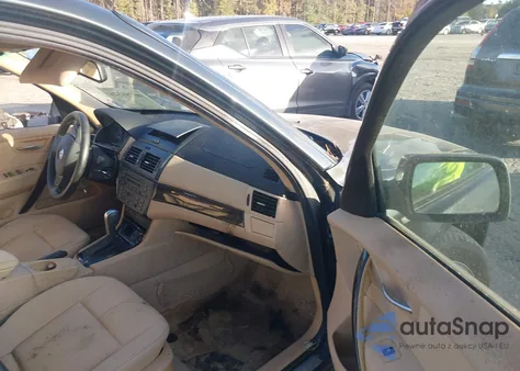 2007 BMW X3 3.0Si z USA, uszkodzony, nr VIN WBXPC93467WF17244